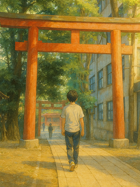 【其の二】参道の真ん中を歩かない