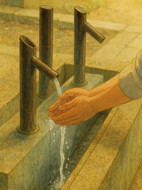 【其の三】手を洗い、口をすすぐこと