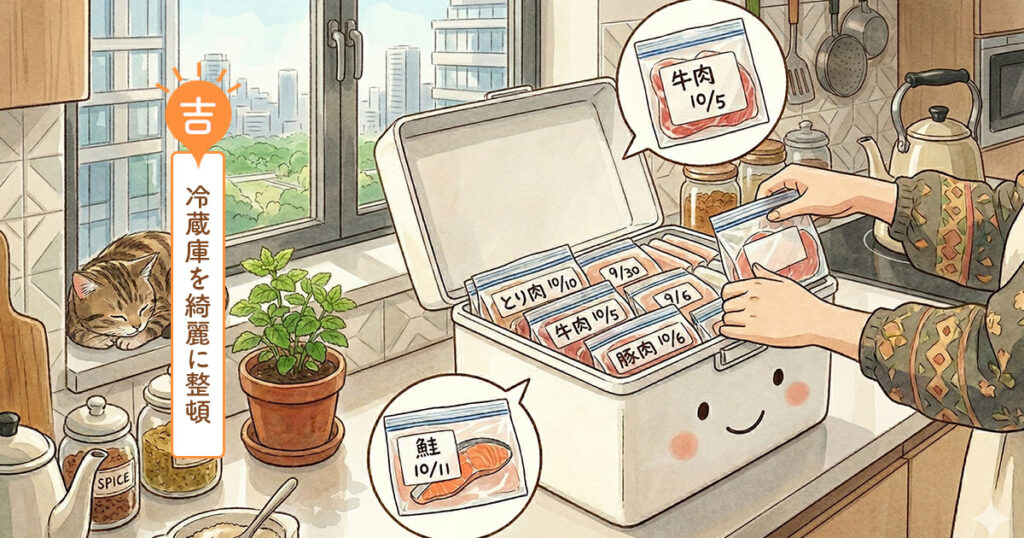 冷蔵庫を綺麗に整頓