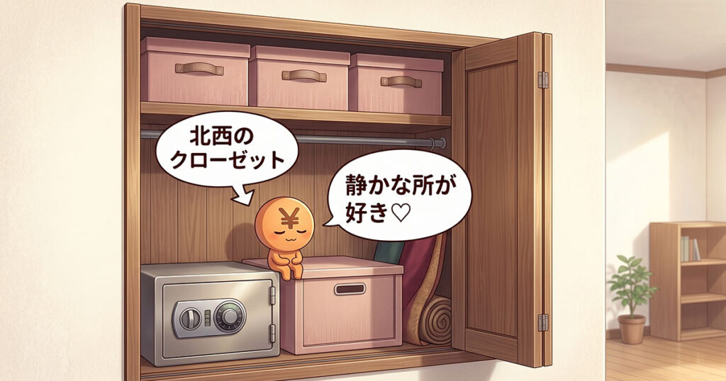 通帳や保険の証書などを置きっぱなしに